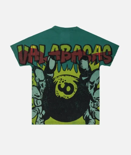 Valabasas 8Ball Vintage Grass Green T Shirt (2)