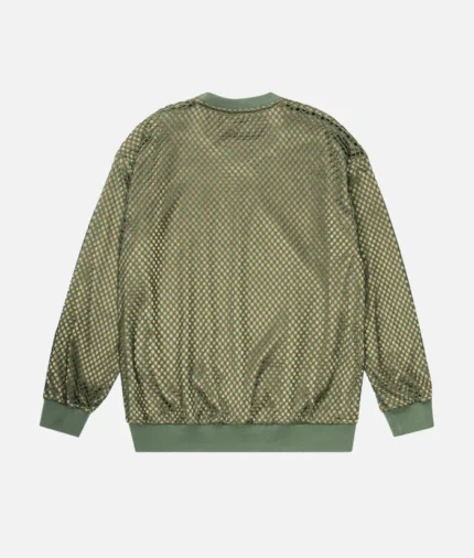 Valabasas Caviera Suede Green Sweater (1)