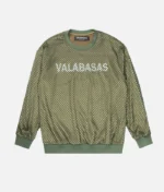 Valabasas Caviera Suede Green Sweater (2)