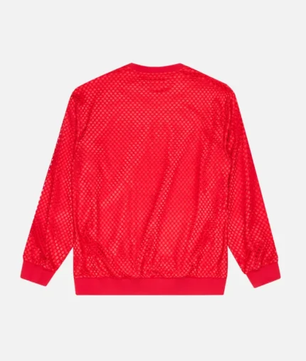 Valabasas Caviera Suede Red Sweater (1)