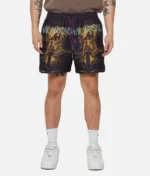 Valabasas Ghost Hands Purple Tapestry Shorts (2)