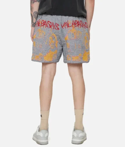 Valabasas Ghost Hands White Tapestry Shorts (1)