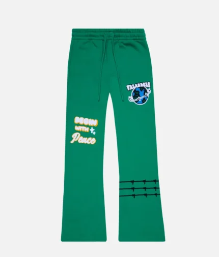 Valabasas Harmony Fleece Pants Green (2)