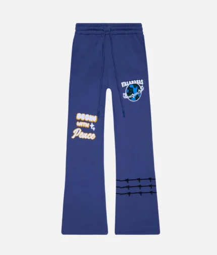 Valabasas Harmony Fleece Pants Navy Blue (2)