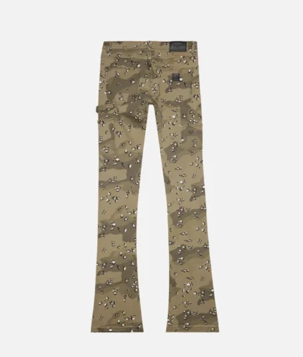 Valabasas Mr. Extendo Camo Stacked Jeans Flare (1)