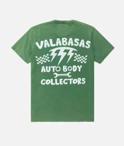 Valabasas On Guard Vintage Grass Green T Shirt (1)