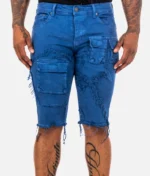 Valabasas Santorini Blue Denim Shorts (2)