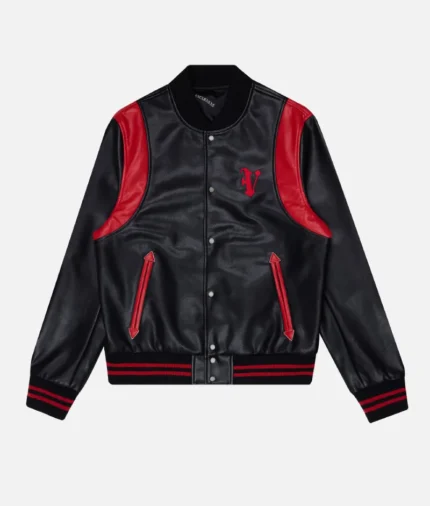 Valabasas Unaversita Black Leather Jacket (2)