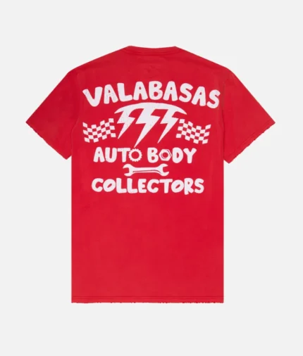 Valabasas Zoom Vintage Red T Shirt (1)